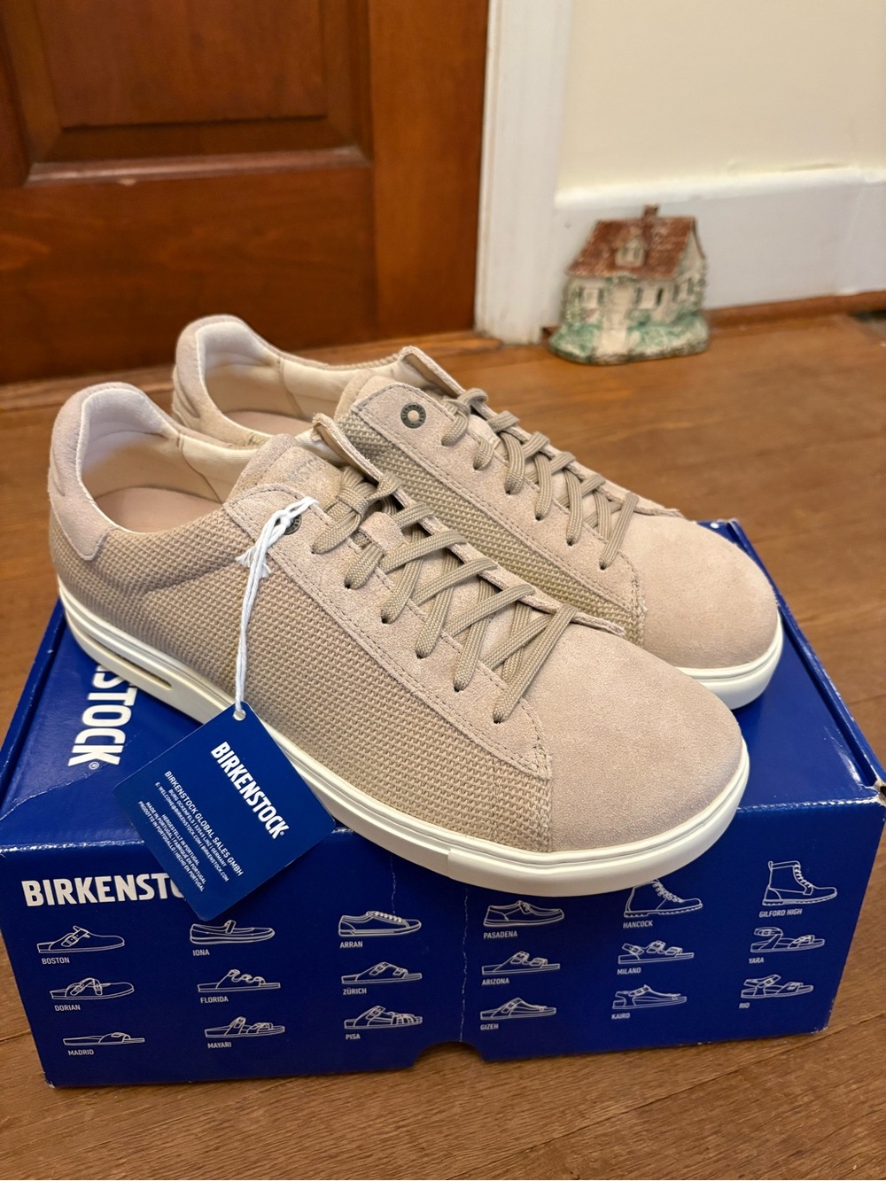 New Birkenstock Bend Low II Sneakers in Sandcastle EU 45 / USM12